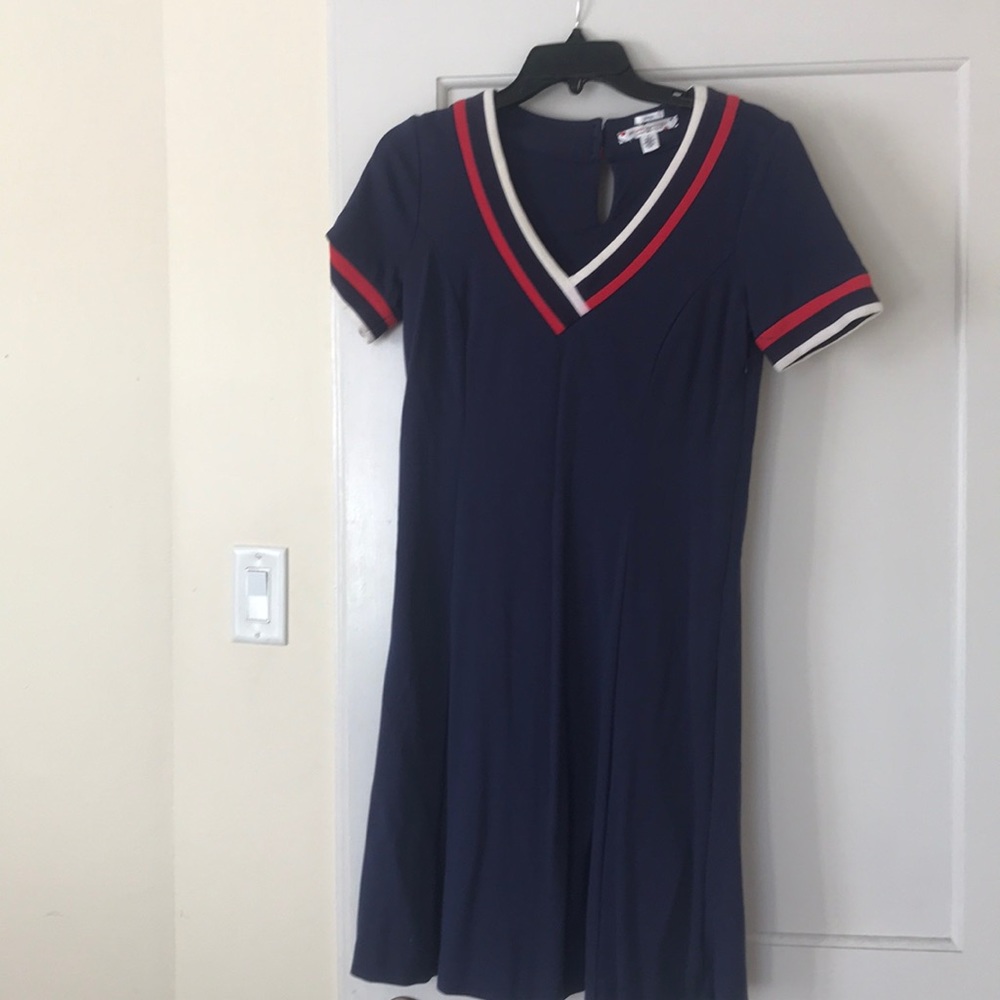 Tommy Hilfiger and Zooey Deschanel dress